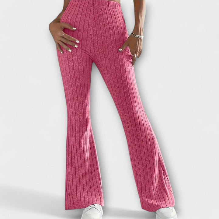 Luretta – Pantaloni svasati con struttura fine