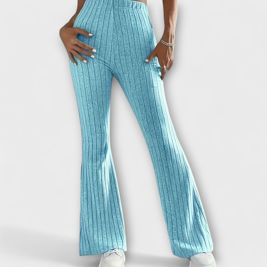 Luretta – Pantaloni svasati con struttura fine