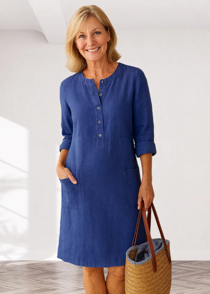 EVI | Vestito Casual da Donna con Vestibilità Comoda e Aspetto Senza Tempo per Ogni Giorno