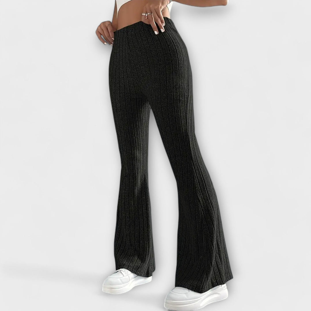 Luretta – Pantaloni svasati con struttura fine