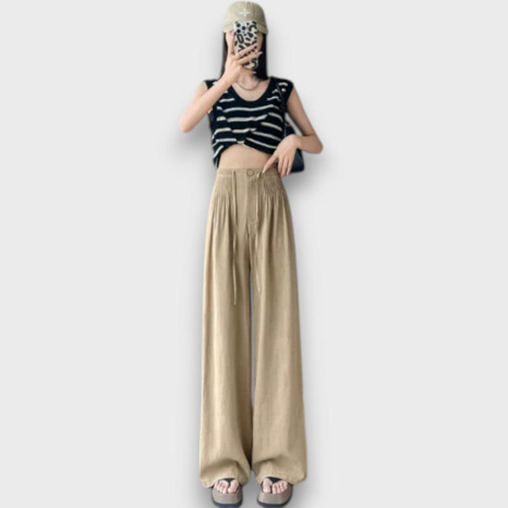 Arvena – Pantaloni in Lino Leggeri
