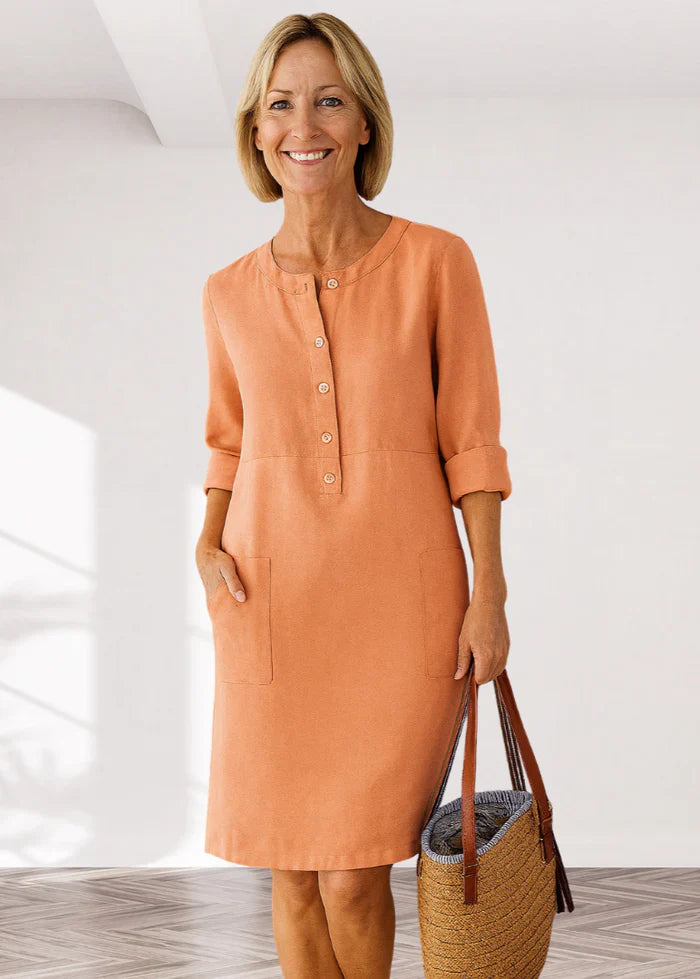 EVI | Vestito Casual da Donna con Vestibilità Comoda e Aspetto Senza Tempo per Ogni Giorno