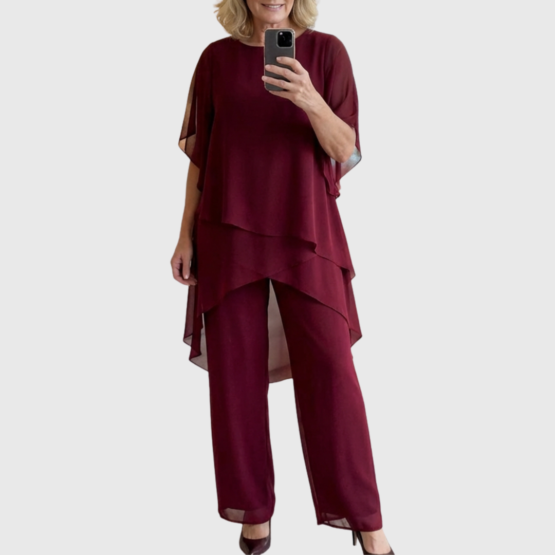 ELENA – CONJUNTO ELEGANTE DE DOS PIEZAS