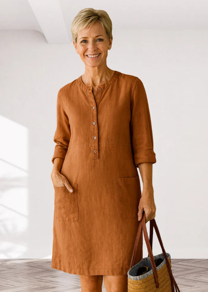 EVI | Vestito Casual da Donna con Vestibilità Comoda e Aspetto Senza Tempo per Ogni Giorno