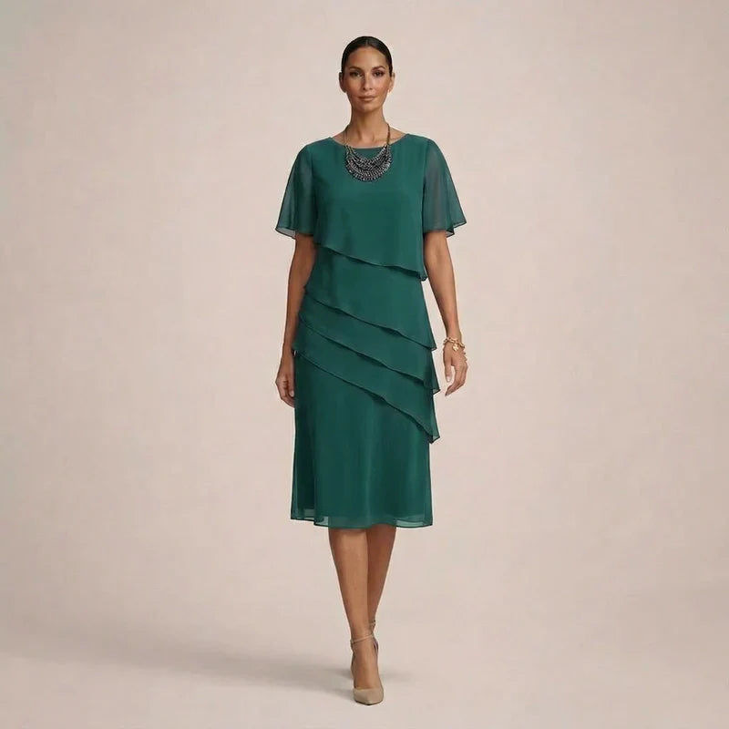 MARA | Abito Elegante con Volant e Comfort Lusinghiero