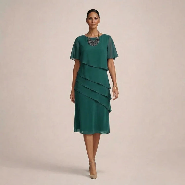 MARA | Abito Elegante con Volant e Comfort Lusinghiero