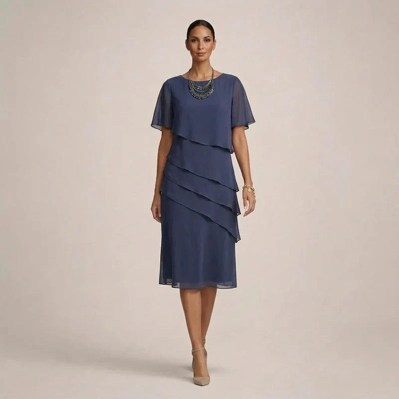 MARA | Abito Elegante con Volant e Comfort Lusinghiero