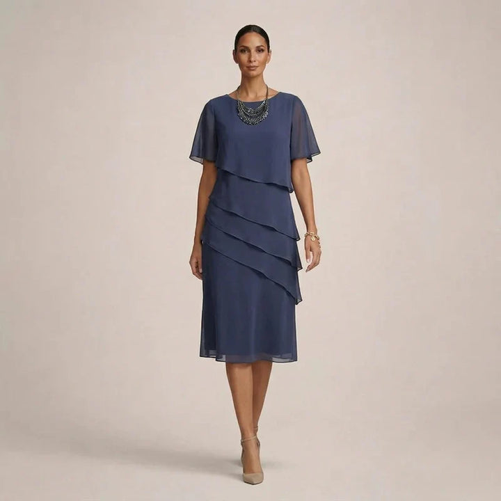 MARA | Abito Elegante con Volant e Comfort Lusinghiero