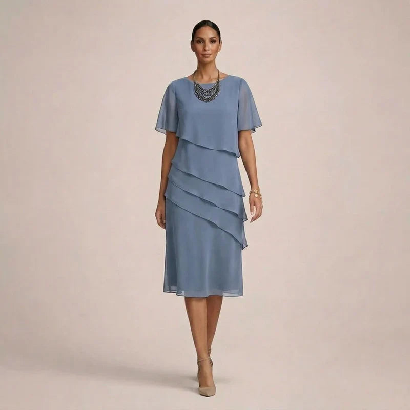 MARA | Abito Elegante con Volant e Comfort Lusinghiero