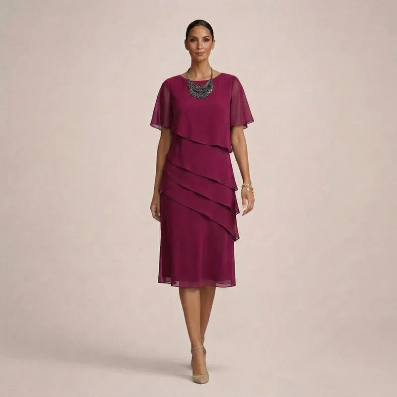 MARA | Abito Elegante con Volant e Comfort Lusinghiero