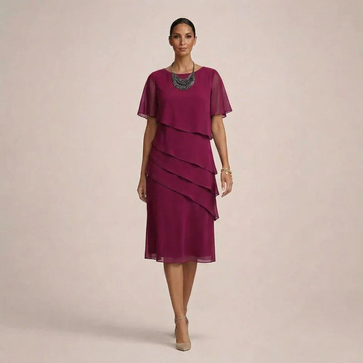 MARA | Abito Elegante con Volant e Comfort Lusinghiero